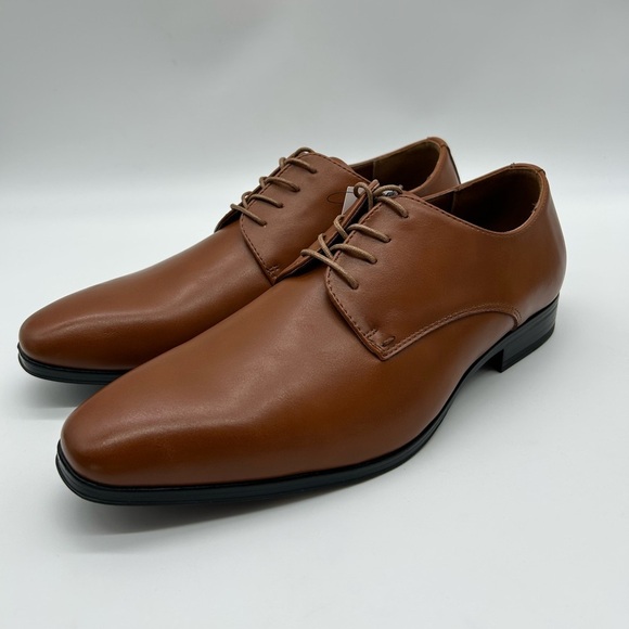 Perry Ellis Men’s Brown Leather Upper Dress Shoes Size 11.5 NWT - Picture 5 of 12